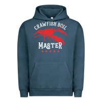 Pigment Midnight Navy 5 stars crawfish boil master big red lobster Urban Hoodie - linhVisuals