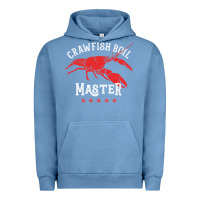 Pigment Pebble Blue 5 stars crawfish boil master big red lobster Urban Hoodie - linhVisuals