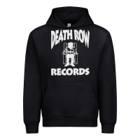 Black #death row record Urban Hoodie - linhVisuals