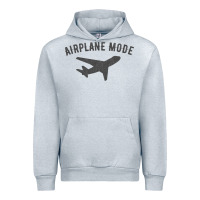 Heather Grey airplane mode funny traveling design with flying plane Urban Hoodie - linhVisuals