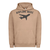 Pigment Burro airplane mode funny traveling design with flying plane Urban Hoodie - linhVisuals