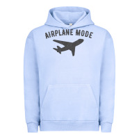 Pigment Grape Ice airplane mode funny traveling design with flying plane Urban Hoodie - linhVisuals