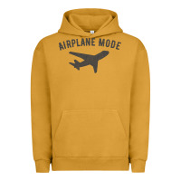 Pigment Peanut Butter airplane mode funny traveling design with flying plane Urban Hoodie - linhVisuals