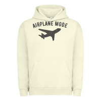 Pigment Pistachio airplane mode funny traveling design with flying plane Urban Hoodie - linhVisuals