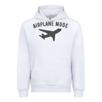 White airplane mode funny traveling design with flying plane Urban Hoodie - linhVisuals