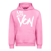 Fuchsia Pink KING VON MERCH Urban Hoodie - linhVisuals