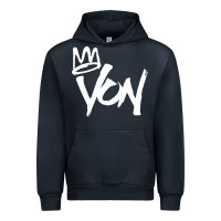 Navy KING VON MERCH Urban Hoodie - linhVisuals