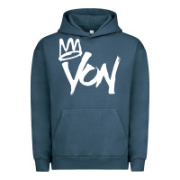 Pigment Midnight Navy KING VON MERCH Urban Hoodie - linhVisuals