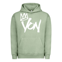 Pigment Oil Green KING VON MERCH Urban Hoodie - linhVisuals