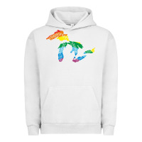 Pigment Lunar Rock all michigan great lakes rainbow colors Urban Hoodie - linhVisuals