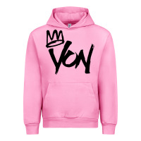 Fuchsia Pink KING VON Urban Hoodie - linhVisuals