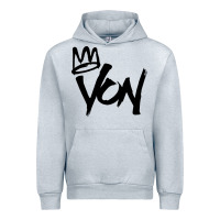 Heather Grey KING VON Urban Hoodie - linhVisuals