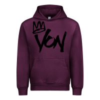 Mauve Wine KING VON Urban Hoodie - linhVisuals