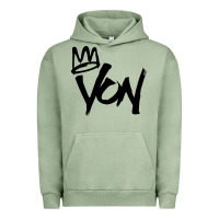Pigment Oil Green KING VON Urban Hoodie - linhVisuals