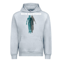 Heather Grey Ben Howard Urban Hoodie - linhVisuals