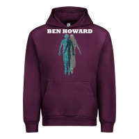Mauve Wine Ben Howard Urban Hoodie - linhVisuals