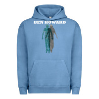 Pigment Pebble Blue Ben Howard Urban Hoodie - linhVisuals