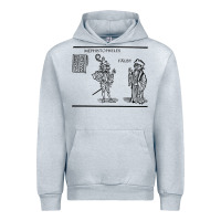 Heather Grey doctor faustus vintage illustration design Urban Hoodie - linhVisuals