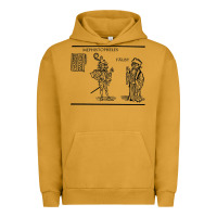 Pigment Peanut Butter doctor faustus vintage illustration design Urban Hoodie - linhVisuals