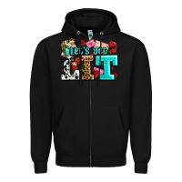Black valentines day lets get lit Zipper Hoodie - AdoDesignShop