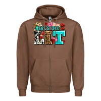 Chestnut valentines day lets get lit Zipper Hoodie - AdoDesignShop