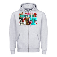 Heather Grey valentines day lets get lit Zipper Hoodie - AdoDesignShop