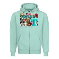 Seafoam valentines day lets get lit Zipper Hoodie - AdoDesignShop
