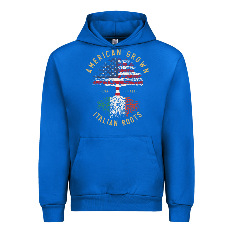 American Grown Italian Roots Italy Flag Vintage Tree Urban Hoodie by linhVisuals | Teevron