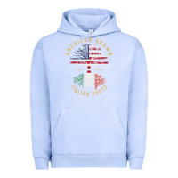 Pigment Grape Ice american grown italian roots italy flag vintage tree Urban Hoodie - linhVisuals