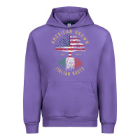 Tulip american grown italian roots italy flag vintage tree Urban Hoodie - linhVisuals