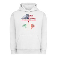 Pigment Lunar Rock american grown italian roots usa italy flag tree Urban Hoodie - linhVisuals