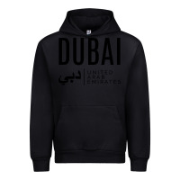 Black dubai united arab emirates Urban Hoodie - linhVisuals