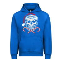 Cobalt bah humbug skull santa hat christmas funny quote Urban Hoodie - linhVisuals