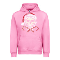 Fuchsia Pink bah humbug skull santa hat christmas funny quote Urban Hoodie - linhVisuals