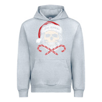 Heather Grey bah humbug skull santa hat christmas funny quote Urban Hoodie - linhVisuals