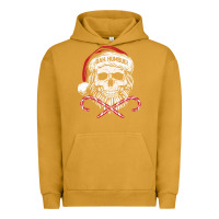Pigment Peanut Butter bah humbug skull santa hat christmas funny quote Urban Hoodie - linhVisuals
