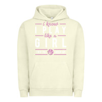 Pigment Pistachio basketball gifts for girls i know i play like a girl try to keep up in Urban Hoodie - linhVisuals