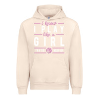Sandshell basketball gifts for girls i know i play like a girl try to keep up in Urban Hoodie - linhVisuals