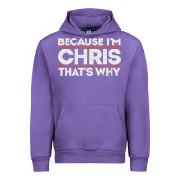 Tulip because i'm chris that's why sarcastic birthday gifts for chris funny Urban Hoodie - linhVisuals