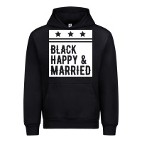 Black black happy & married funny wedding gifts Urban Hoodie - linhVisuals