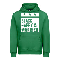 Emerald black happy & married funny wedding gifts Urban Hoodie - linhVisuals
