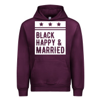 Mauve Wine black happy & married funny wedding gifts Urban Hoodie - linhVisuals