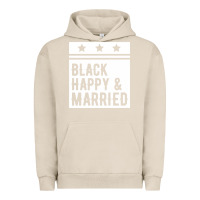 Pigment French Oak black happy & married funny wedding gifts Urban Hoodie - linhVisuals
