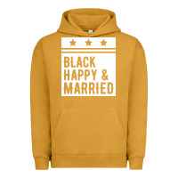 Pigment Peanut Butter black happy & married funny wedding gifts Urban Hoodie - linhVisuals