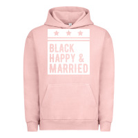 Pigment Salmon black happy & married funny wedding gifts Urban Hoodie - linhVisuals