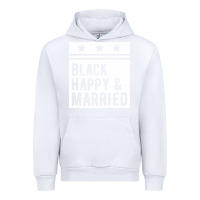 White black happy & married funny wedding gifts Urban Hoodie - linhVisuals