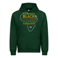 Forest Green black teacher matters african american pride dashiki black history mon Urban Hoodie - linhVisuals