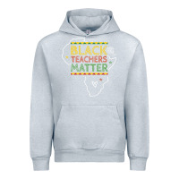 Heather Grey black teacher matters african american pride dashiki black history mon Urban Hoodie - linhVisuals