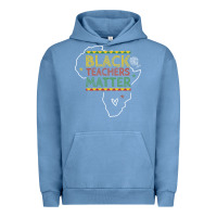 Pigment Pebble Blue black teacher matters african american pride dashiki black history mon Urban Hoodie - linhVisuals
