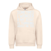 Sandshell boating funny if my boat is thinking about me too funny pontoon boat l Urban Hoodie - linhVisuals